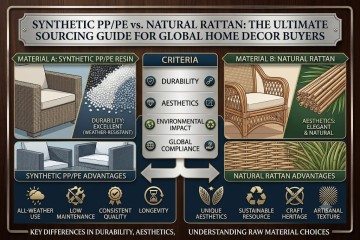 Synthetic PP/PE vs. Natural Rattan: The Ultimate Sourcing Guide for Global Home Decor Buyers